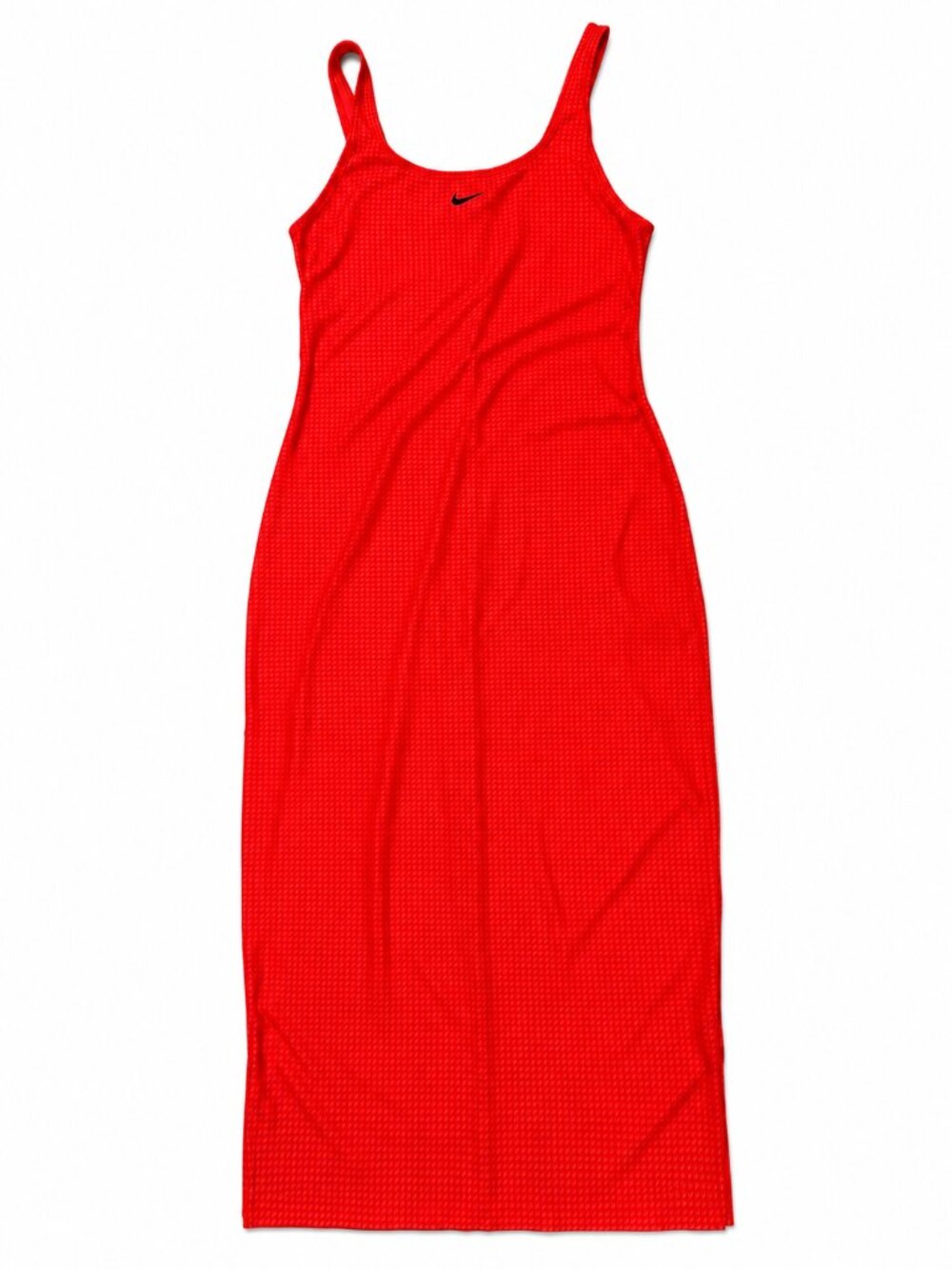 Nike Women’s Red Houndstooth Midi Tank Dress Size M